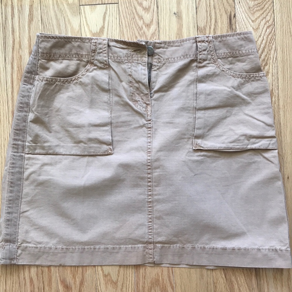 Khaki J.Crew skirt. Size 8.